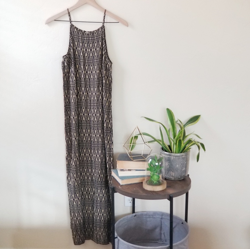 Faded Glory Aztec Print Maxi 8-10